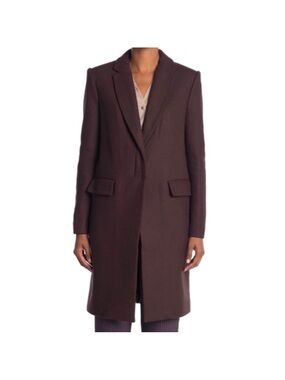 Equipment Femme Arostide Wool Coat in Aubergine